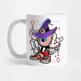 Skateboard Witch Monster Graffiti Street Art Mug